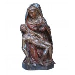 Pietà, Mother of God with the Dying Christ, wood, 16th century (920)