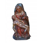 Pieta, Matka Boska z Chrystusem konającym, drewno, XVI w (920)