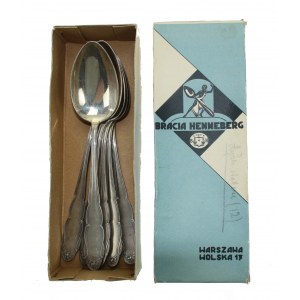Tablespoons, Henneberg Brothers, Warsaw - set of 6 pieces. (200)
