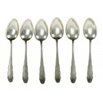 Tablespoons, Henneberg Brothers, Warsaw - set of 6 pieces. (200)