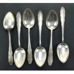 Tablespoons, Henneberg Brothers, Warsaw - set of 6 pieces. (200)