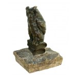 Wladyslaw MIECZNIK (1903-1989), Owl sitting books (394)