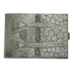 Cigarette case, SEMIA Warsaw, interwar period. Silver (403)