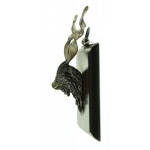 Statuetta con testa di capra. Argento (404)