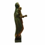 Madonna con Gesù, scultura, legno, seconda metà del XVI secolo, Francia (923).