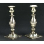 Pair of candlesticks by Johann Fredrick Suck, Kalisz 19th century (526)