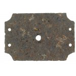 Carriage license plate, 1935r, Warsaw district (566)