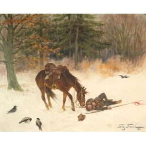 Felix FRANIĆ (1871-1937), Mort d'un lancier, 1921 (940)
