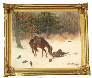 Feliks FRANIĆ (1871-1937), Śmierć ułana, 1921 (940)