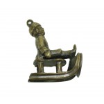 Cigar guillotine - figure of a boy on a sled (354)