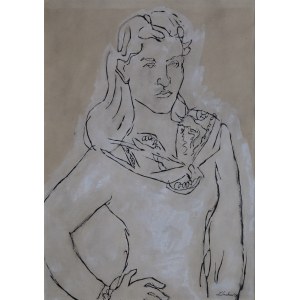 Zdzislaw Lachur, Portrait of a Young Woman,