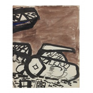 Zdzislaw Lachur, double-sided painting,