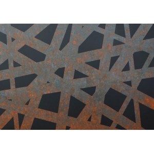 Tomasz Mistak, Perforated Corten Steel Plate 3