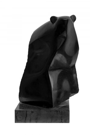 Krzysztof Pawłowski, Miś modernistyczny I (czarny), 2024