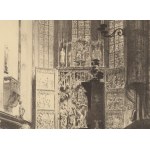 Leon Wyczółkowski (1852 Huta Miastkowska - 1936 Warszawa), Wnętrze kościoła Mariackiego z widokiem na ołtarz Stwosza, 1926-27