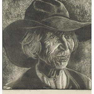 Paweł Steller (1895 Hermanice - 1974 Katowice), Le berger de Barania, 1932
