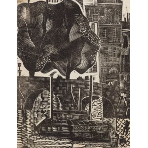 Mieczysław Jurgielewicz (1900 Varšava - 1983 Varšava), Pont St Marie, 1935
