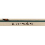 Zofia Stryjeńska (1891 Krakov - 1976 Ženeva), Slezský rolnický list XIII z portfolia Kroje polských rolníků, 1939