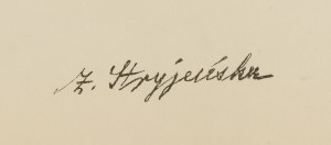 Zofia Stryjeńska (1891 Kraków - 1976 Genewa), Stroje ludowe ze Lwowa. Plansza XII z teki 'Polish peasants costumes', 1939