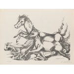 Ossip Zadkine (1890 Smolensk - 1967 Parigi), Euripide, le opere di Eracle (Euripides, Die Arbeiten des Herakles), 1960