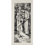 Maurycy (Maurice) Mędrzycki (Mendjizki) (1890 Lodz - 1951 St. Paul de Vance), Teka Hommage aux Combattants Martyrs du Ghetto du Varsovie, 1955