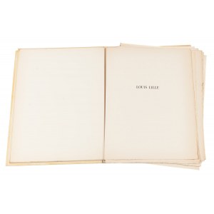 Louis Lille (1897 Podwłoczyska nad Zbruczem - 1957 Paříž), Portfolio dvanácti leptů Douze gravures, 1958