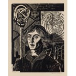 Stefan Rassalski (1910 Symons - 1972 Warsaw), Copernicus in the studio, 1956