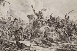 Aleksander Orłowski (1777 - 1832 ), Bitwa Gruzinów z góralami, 1826