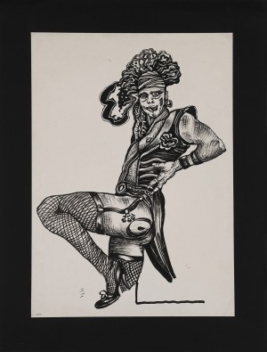 Janusz KIJAŃSKI (1946-2011), Zabawa w śmierć - kostium, 1989/90