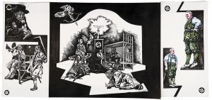 Janusz KIJAŃSKI (1946-2011), MOJA WALKA (tryptyk), 1990