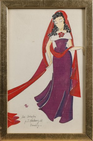 Marcin WENZEL (1920 - 1988), Hrabina Idalia, lata 70.