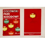 Ewa WIECZOREK (1947-2011), Projekt okłdki mapy turystycznej. Ojcowski Park Narodowy