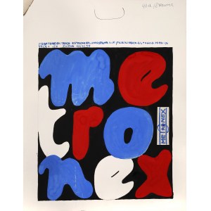 Ewa WIECZOREK (1947-2011), Metronex.projekty plakatów, zestaw dwóch prac