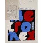 Ewa WIECZOREK (1947-2011), Metronex.projekty plakatów, zestaw dwóch prac