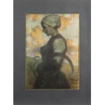 Lucien LEVY-DHURMER (1865-1953), Les meres pendant la guerre Paris, Devabez, 1917 Ilustrations de LEVY-DHURMER. Preface de Maurice Maeterlinck