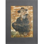 Lucien LEVY-DHURMER (1865-1953), Les meres pendant la guerre Paris, Devabez, 1917 Ilustrations de LEVY-DHURMER. Preface de Maurice Maeterlinck