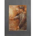 Lucien LEVY-DHURMER (1865-1953), Les meres pendant la guerre Paris, Devabez, 1917 Ilustrations de LEVY-DHURMER. Preface de Maurice Maeterlinck