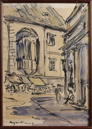 Stanisław BORYSOWSKI (1906-1998), Motyw z Krakowa, 1954