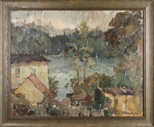 Jan DASEWICZ (1932-1999), Widok na jezioro, 1983