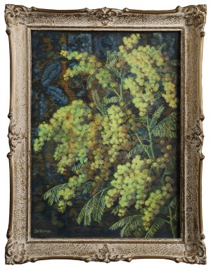 Jan WIŚNIEWSKI, Martwa natura z mimozami