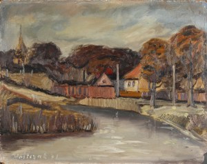 Władysław WOJTCZAK (1925-2019), Pejzaż z okolic Jarocina, 1971