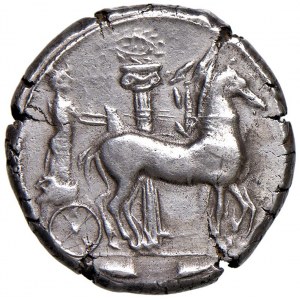 Greek Coins - § SICILY Gela (before 405 BC) Tetra...