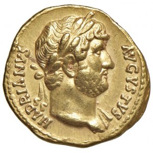 Imperial Roman Coins - § Adriano (117-138) Aureo - D/ T...