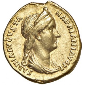 Imperial Roman Coins - § Sabina (86-136) Aureus - D/ Bus...