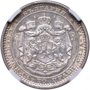 Foreign coins - BULGARIA Alessandro I (1879-1886) 50 St...