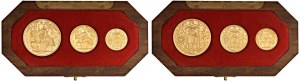 Foreign coins - CZECHOSLOVAKIA (1960-1989) Series of 3 m...