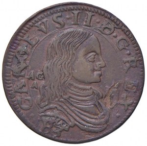 Italian Mints - NAPLES Charles II of Habsburg (1674-1700) G...