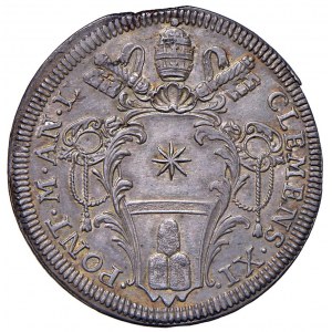 Papal - Clemente XI (1700-1721) Testone 1700 An. I - Mu...