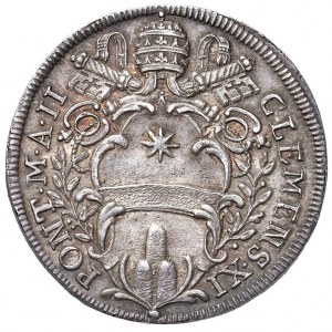 Papal - Clemente XI (1700-1721) Testone 1702 An. II - M...
