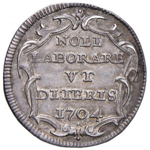 Papal - Clemente XI (1700-1721) Giulio 1704 An. IV - Mu...